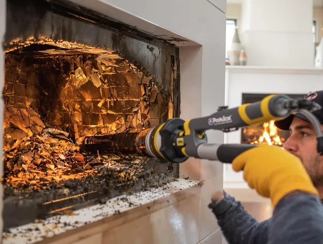 Professional chimney cleaning by Tiverton Chimney Sweep in Tiverton, RI