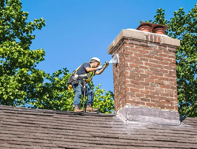 Tiverton Chimney Sweep performing an inspection with advanced tools in Tiverton, RI