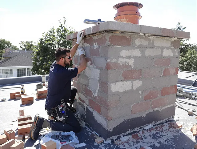 Advanced chimney repair process by Tiverton Chimney Sweep in Tiverton, RI
